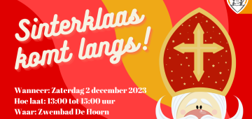 Sinterklaas komt langs!